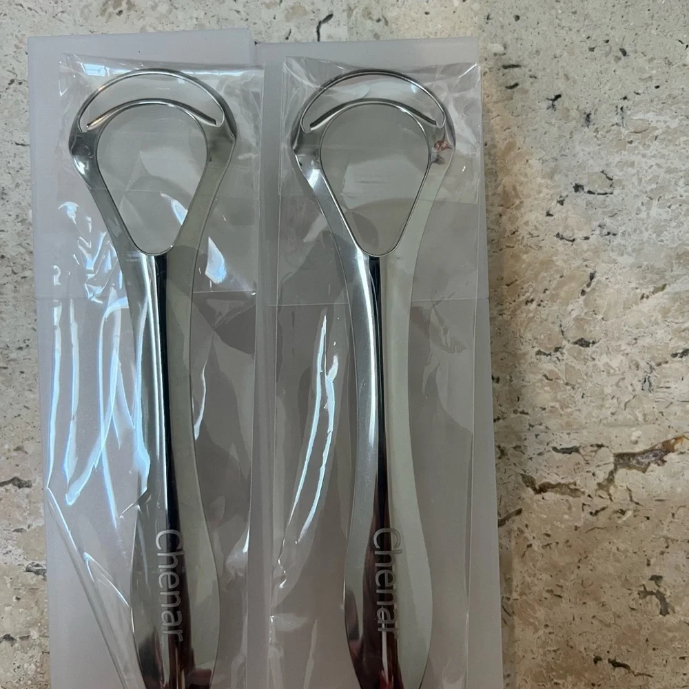 Chenar Superior Stainless Steel Tongue Scrapers with Case 2 Pack